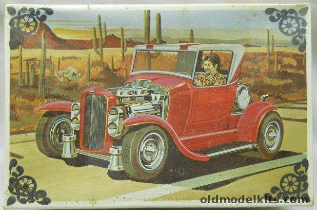 AMT 1/25 TWO CARS 1929 Ford Model A Roadster Mod Rod With Special Feature Mod Poster - Stock / Ala-Kart Street Rod / Competition Rod / Early Rod / Early Custom, 2129 T254-200 plastic model kit